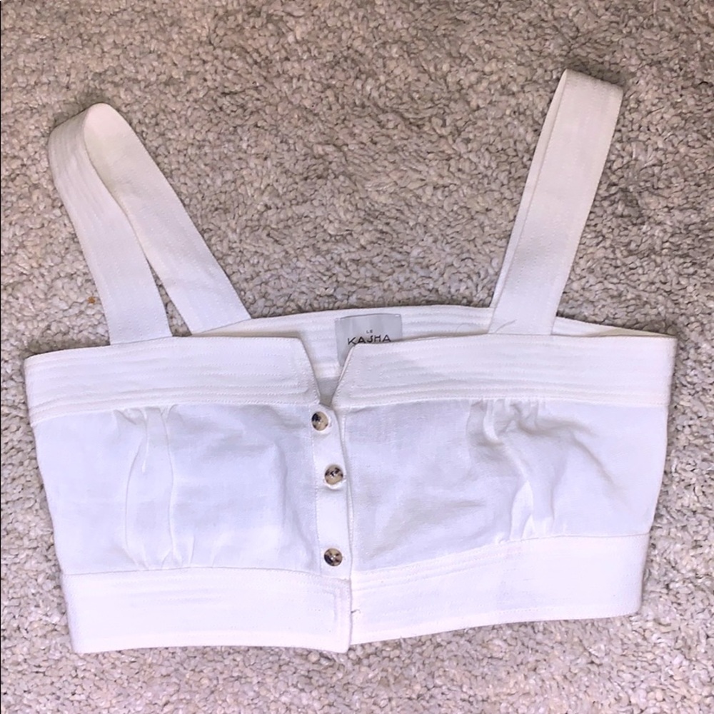 Buttoned Crop Top